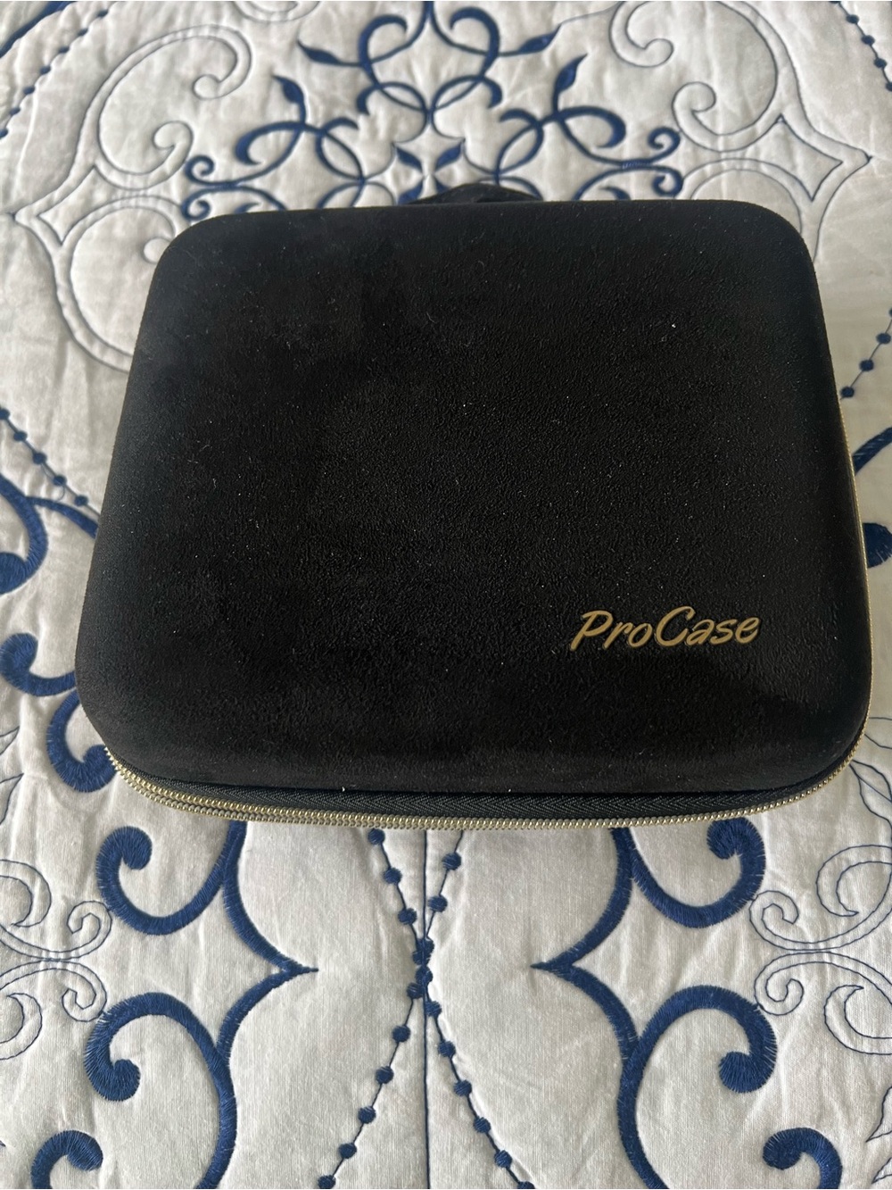 ProCase Black Zippered Travel Case